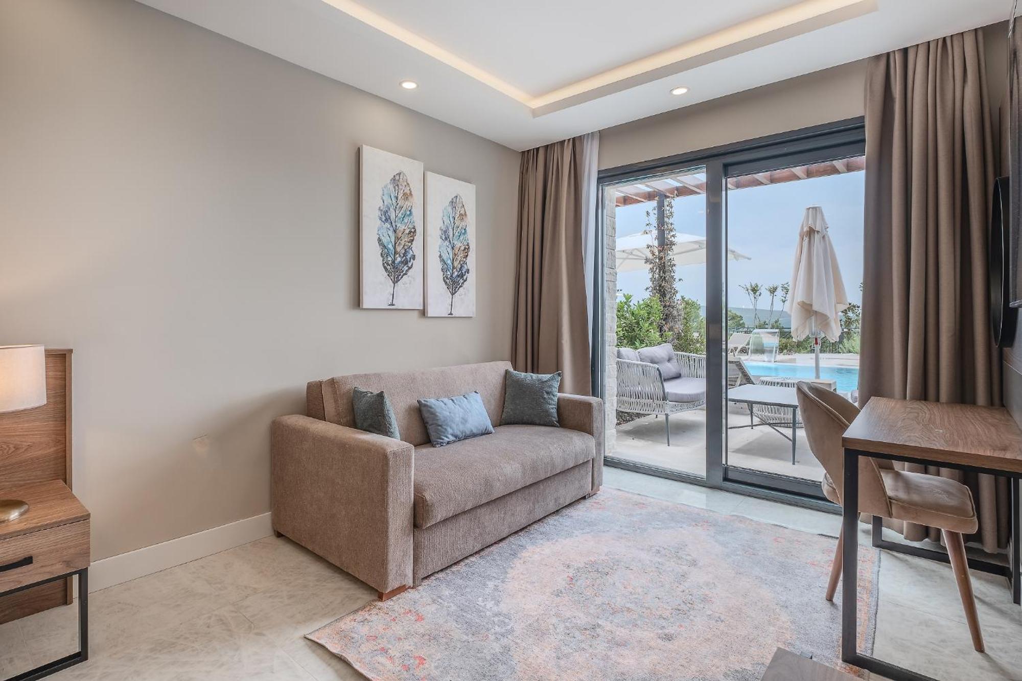 Montenegro Lodge Kavac Bilik gambar A living room in a hotel